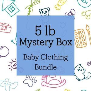 5lb Mystery Box 3-6 month Boy & Girl Unisex Clothing Bundle All Seasons